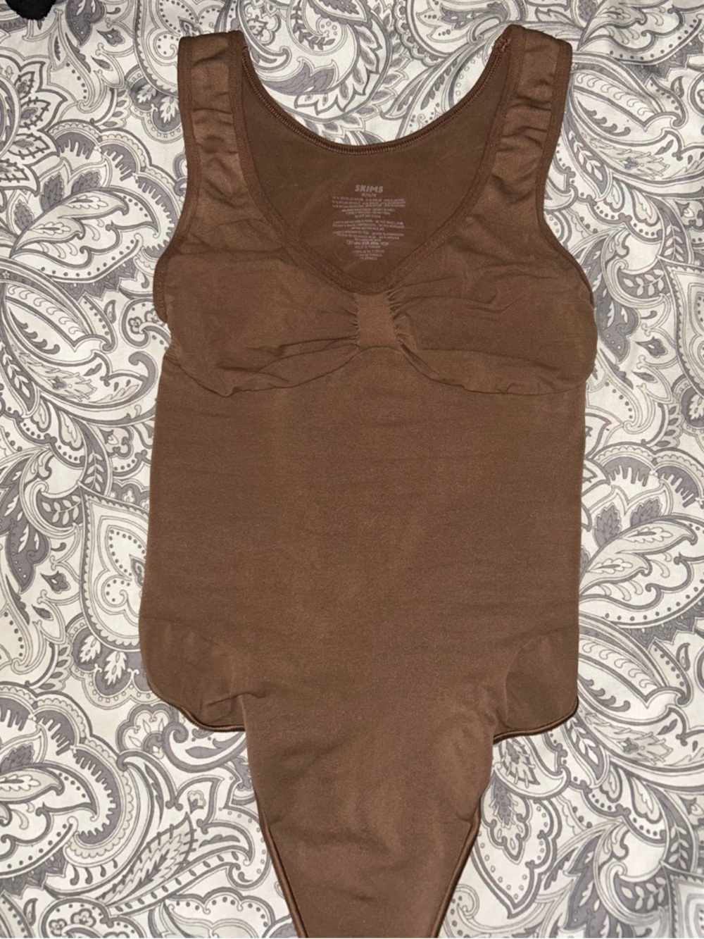 SKIMS Thong Brown One-Piece Bodysuit Medium